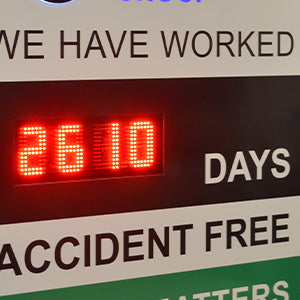 Accident Free Day Signs
