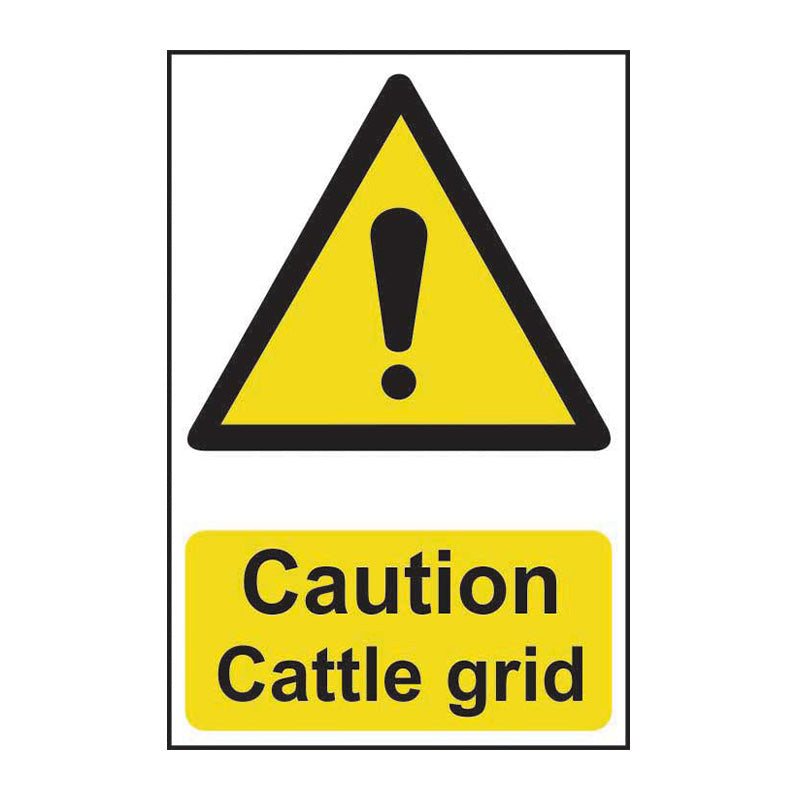 Caution Cattle Grid